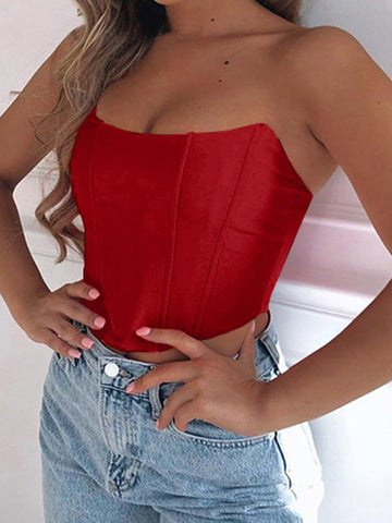 Amber Tube Cropped Top