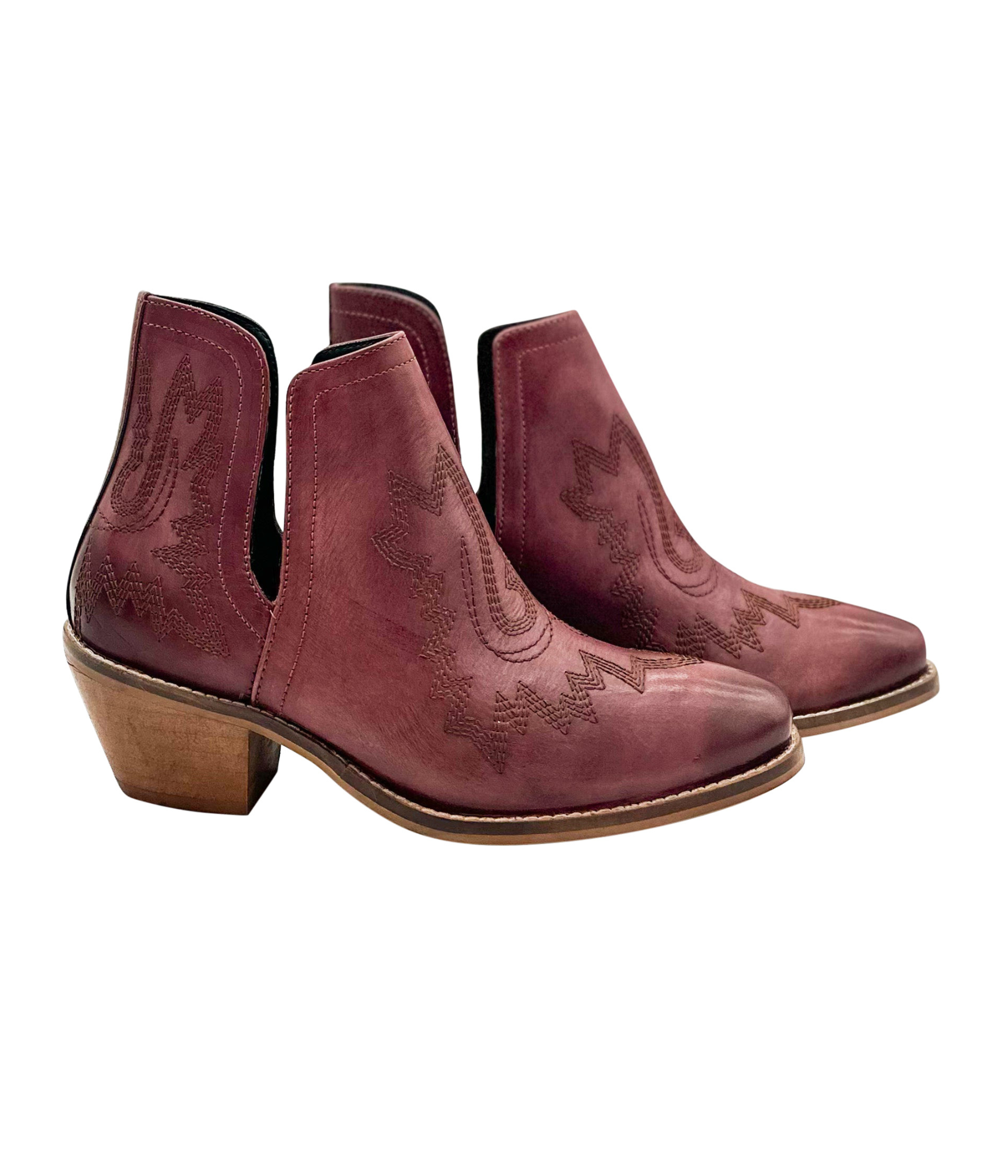 NAUGHTY MONKEY Kickin' Booties in Burgundy