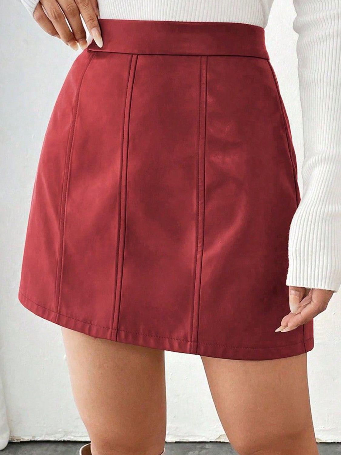 Mini Skirt with Zipper