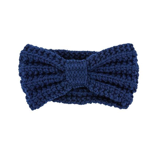 Knitted Bow Winter Headband