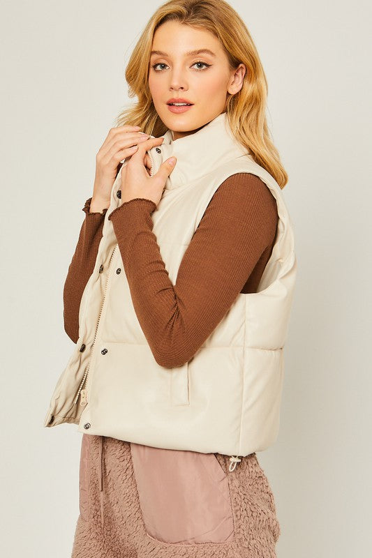 LOVE TREE Padded Vest, 3 Colors