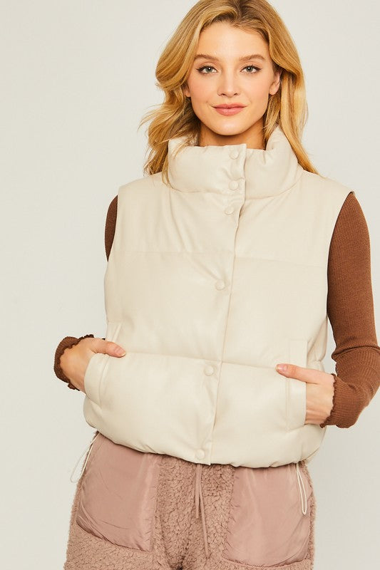 LOVE TREE Padded Vest, 3 Colors