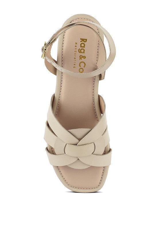 Rag & Co ASHTON Flat Ankle Strap Sandals - SwagglyLife Home & Fashion