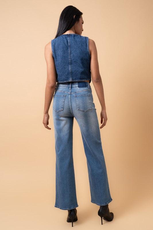 Insane Gene Relaxed High-Rise Wide-Leg Jeans