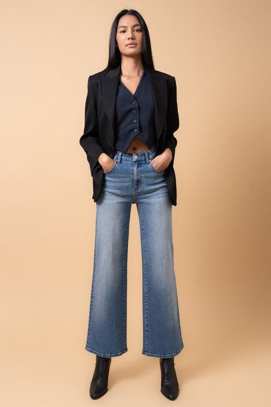 Insane Gene Relaxed High-Rise Wide-Leg Jeans