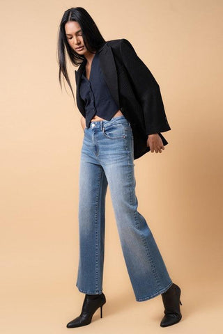 Insane Gene Relaxed High-Rise Wide-Leg Jeans