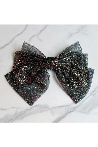 Shimmer Lover Bow Hair Clip