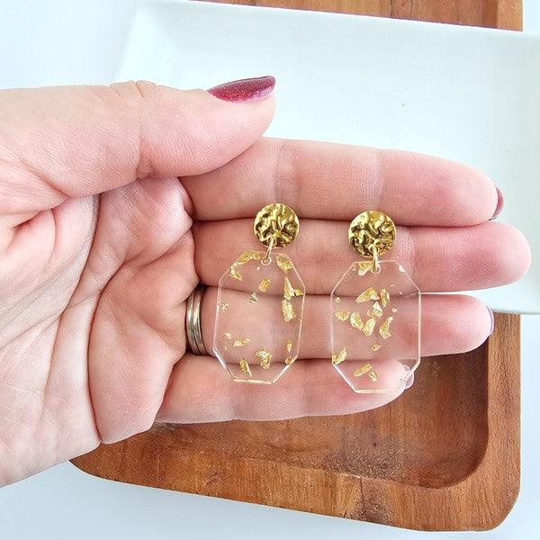 Lexi Earrings - Gold Foil