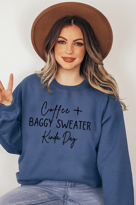 Coffee Baggy Sweater Sweatshirt