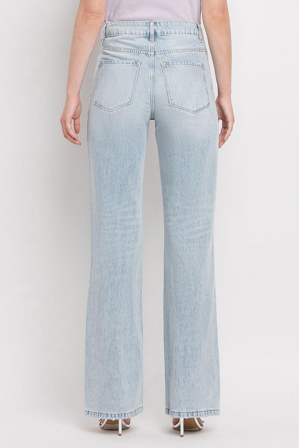 Vervet by Flying Monkey 90'S Vintage Super High Rise Flare Jeans - SwagglyLife Home & Fashion