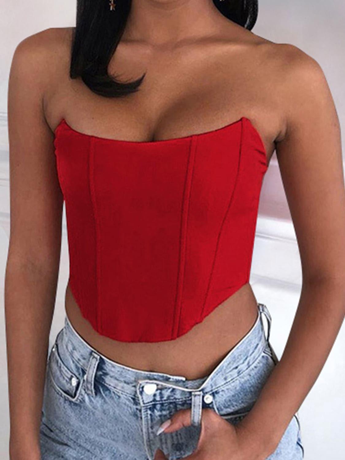 Amber Tube Cropped Top