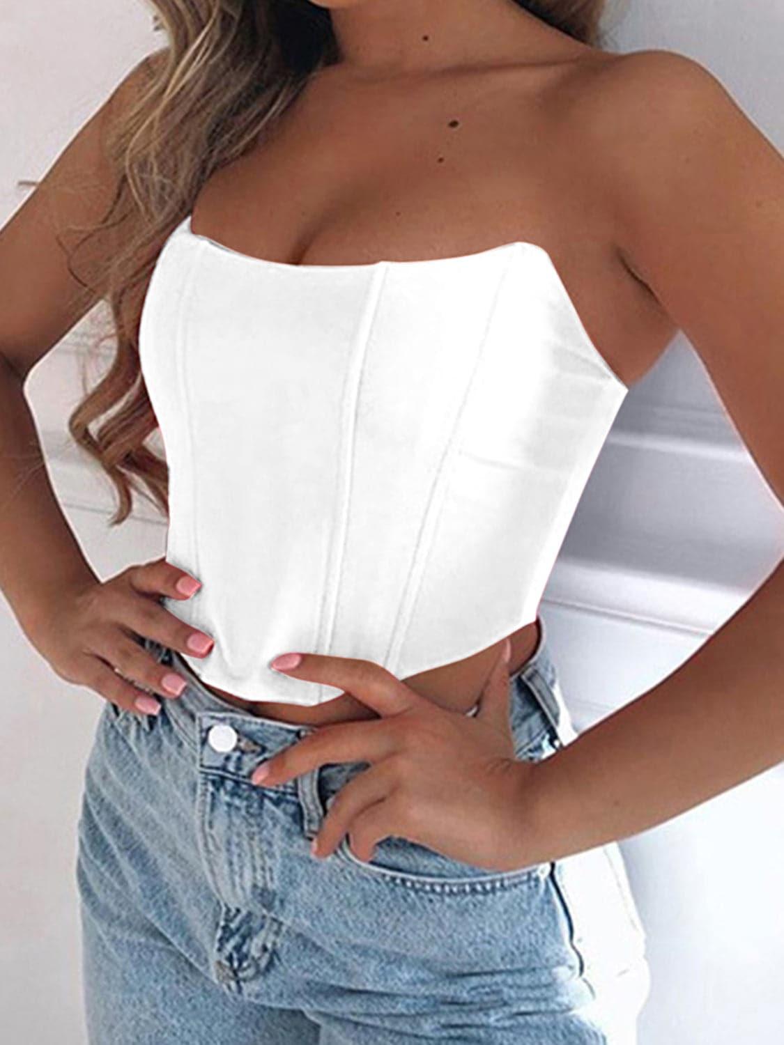 Amber Tube Cropped Top