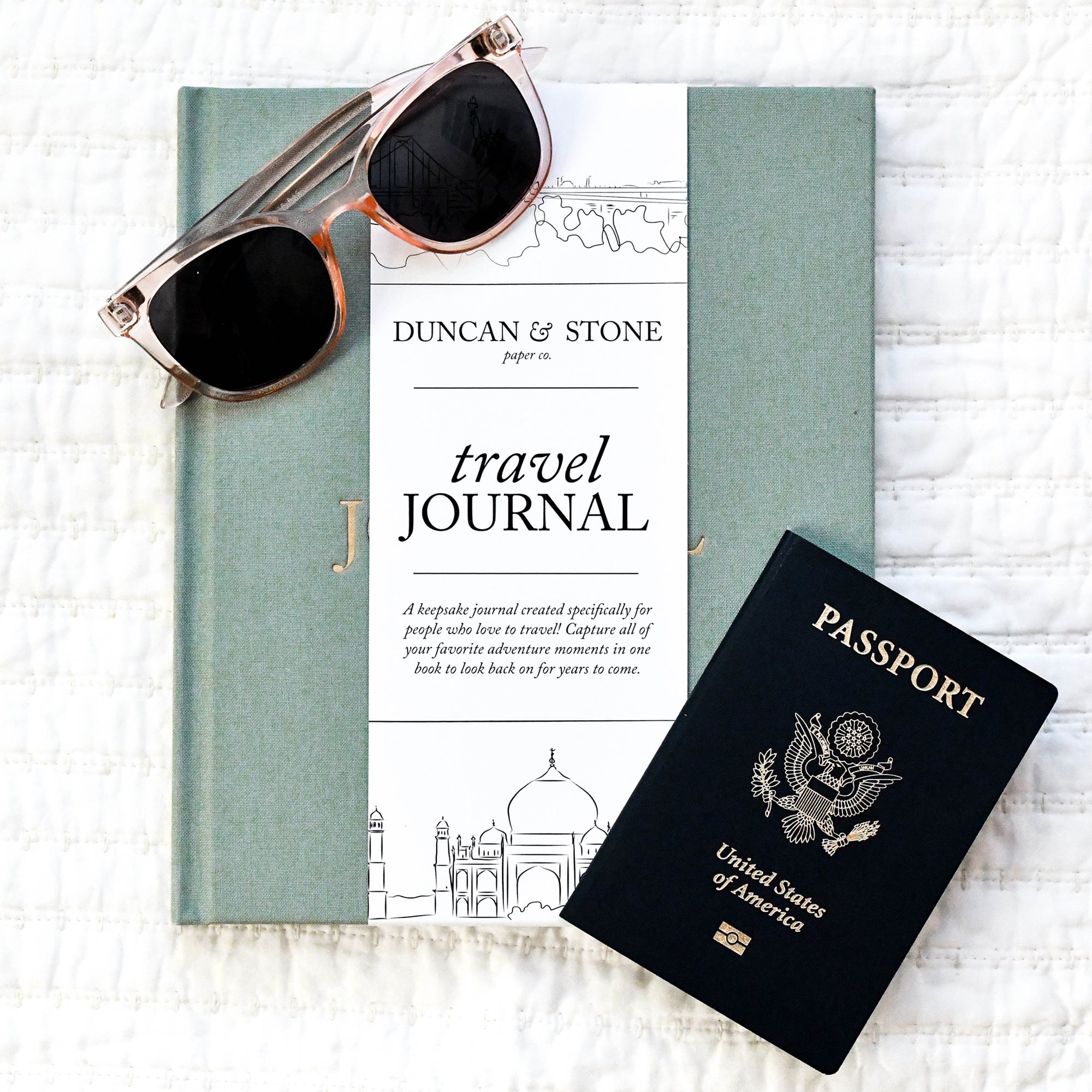 Duncan & Stone Travel Journal Book