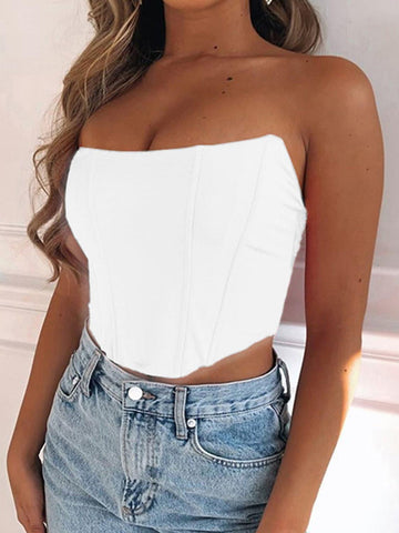 Amber Tube Cropped Top