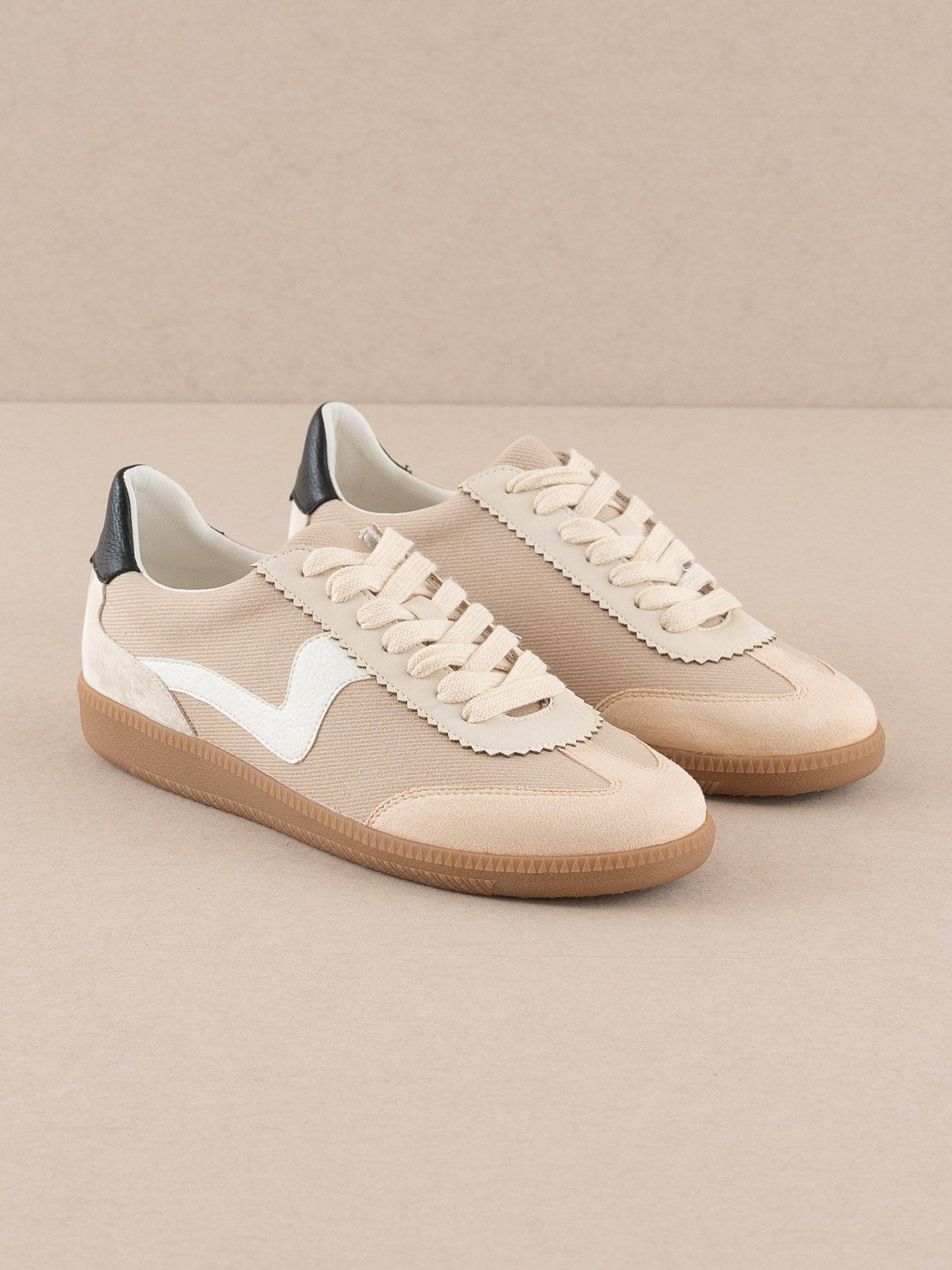 The Kyla | Almond Classic Low Top Sneakers