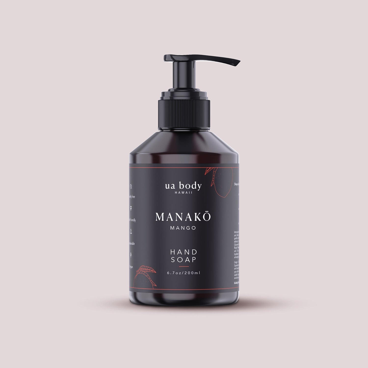 Ua Body | Hawaiian Skincare Manako Mango Hand Soap