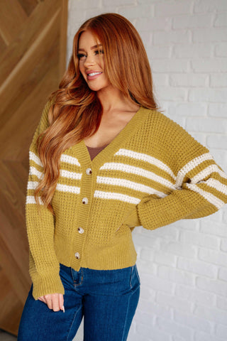 GeeGee On Top of the World Striped Cardigan