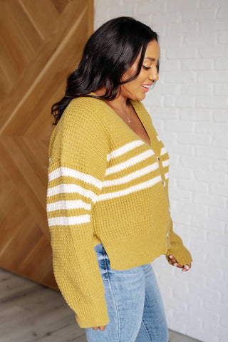 GeeGee On Top of the World Striped Cardigan