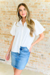 A Sixth Sense Balloon Sleeve Blouse - SwagglyLife Home & Fashion