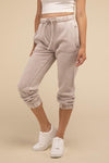Acid Wash Fleece Sweatpants with Pockets - SwagglyLife Home & Fashion