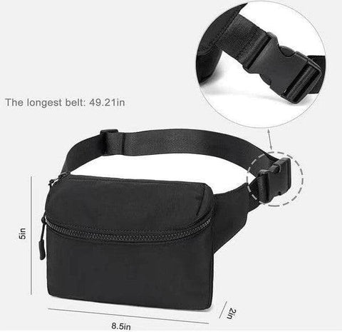 Adventurer Nylon Sling Belt Bag, Multiple Colors - SwagglyLife Home & Fashion