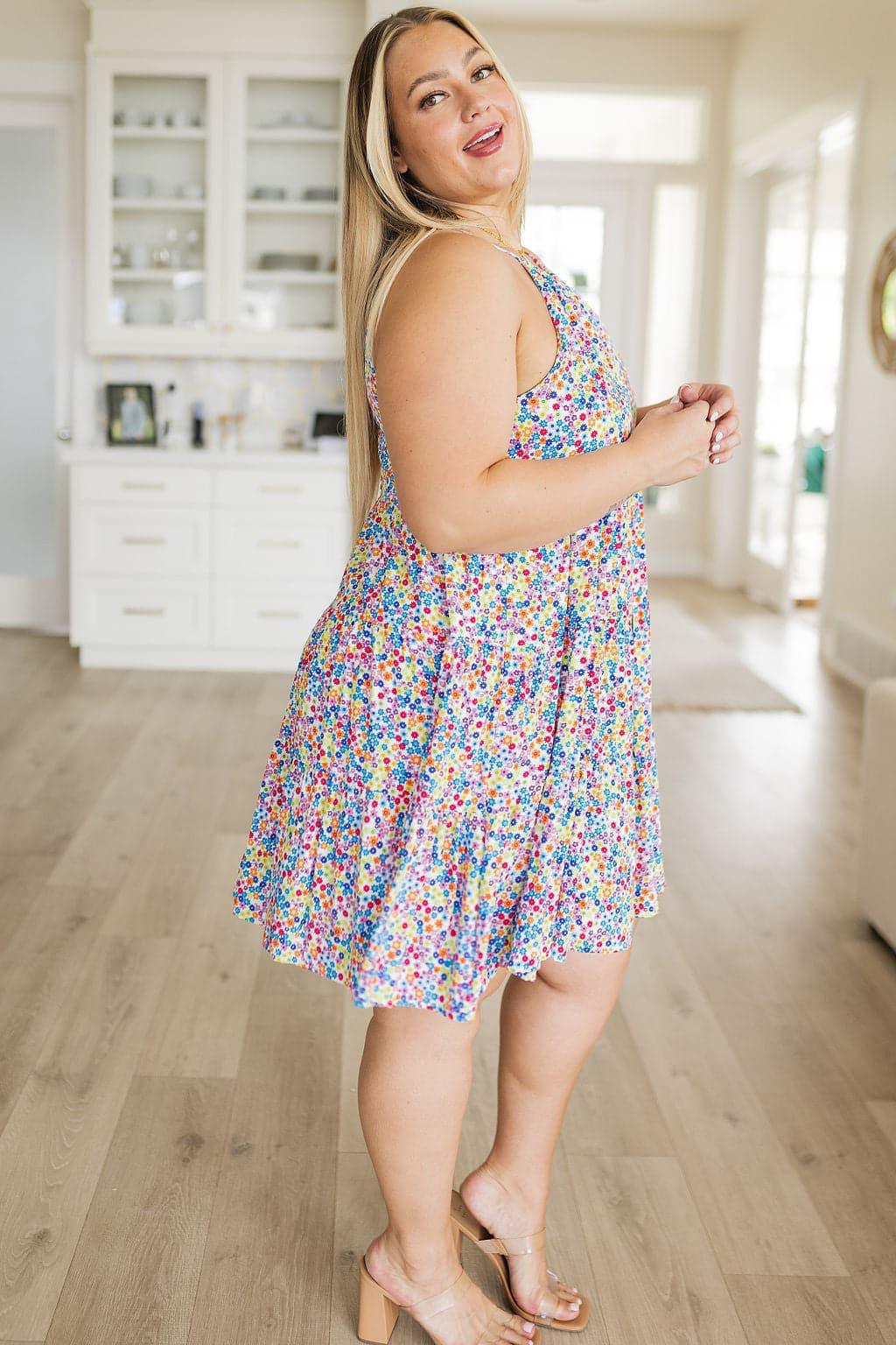 Afternoon Sun Floral Dress - SwagglyLife Home & Fashion