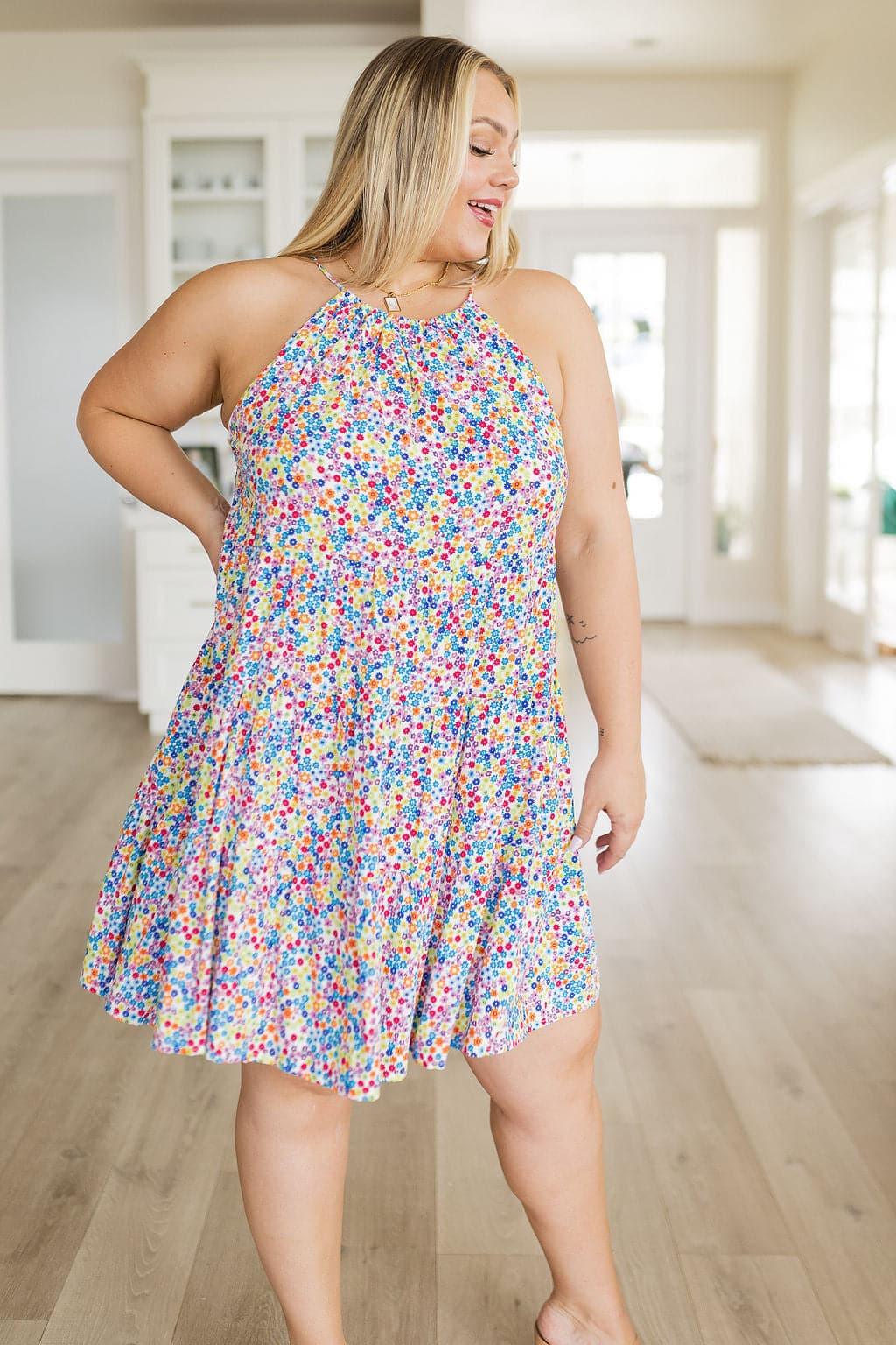 Afternoon Sun Floral Dress - SwagglyLife Home & Fashion