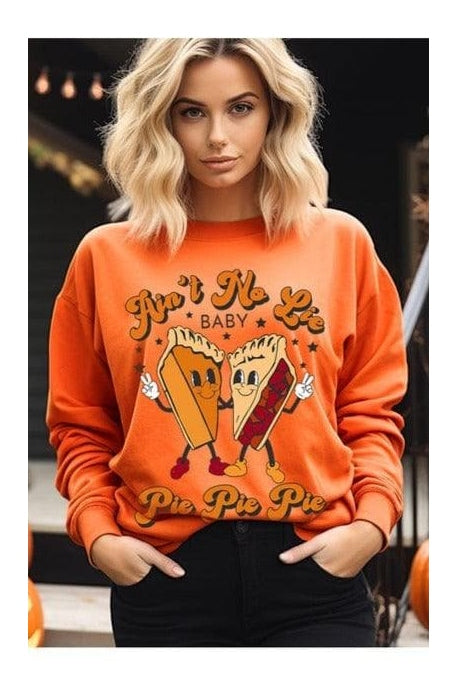 AIN'T NO LIE BABY PIE, PIE PIE Unisex Fleece Sweatshirt - SwagglyLife Home & Fashion