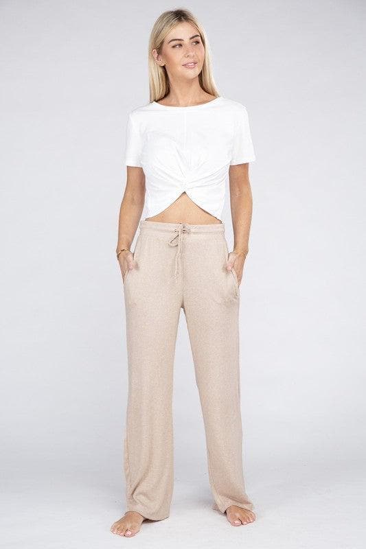 Cozy Terry Lounge Pants - SwagglyLife Home & Fashion