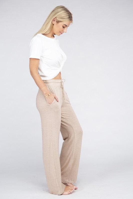 Cozy Terry Lounge Pants - SwagglyLife Home & Fashion