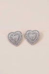 Amiya Heart Post Earrings - SwagglyLife Home & Fashion