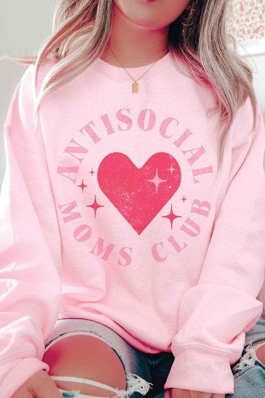 ANTISOCIAL MOMS CLUB Graphic Sweatshirt - SwagglyLife Home & Fashion