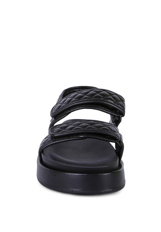 ANVIL Quilted Body Platform Sandals - SwagglyLife Home & Fashion
