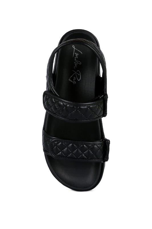 ANVIL Quilted Body Platform Sandals - SwagglyLife Home & Fashion