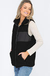 Aria Sherpa Fleece Vest Top Jacket - SwagglyLife Home & Fashion