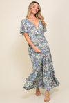 Arya Flora Maxi Dress - SwagglyLife Home & Fashion