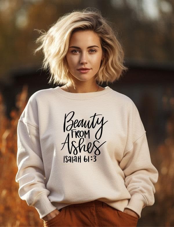 Beauty from Ashes Premium Bella Canvas Crew, 3 Colors - SwagglyLife Home & Fashion