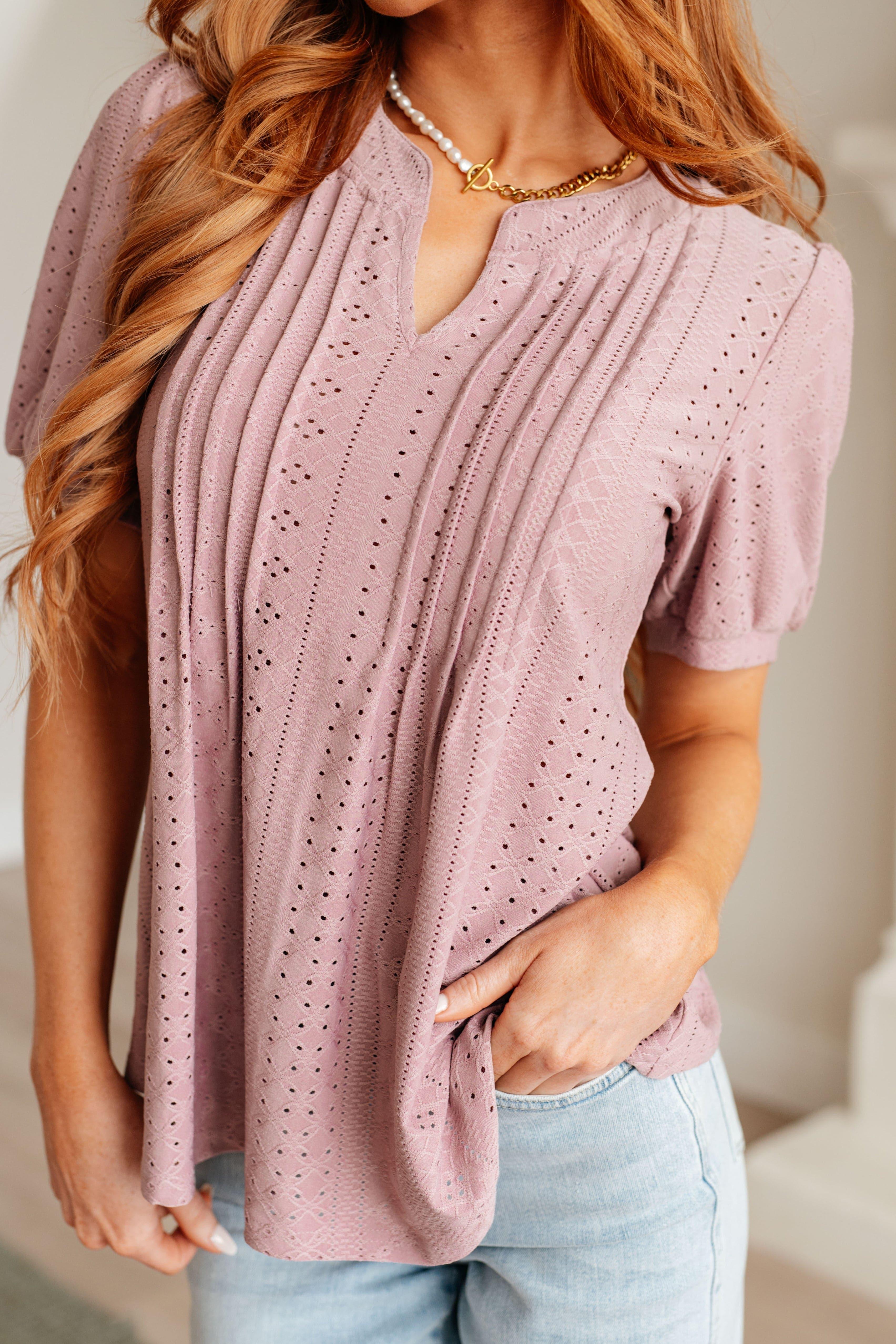 Best Chance Pleat Front Blouse - SwagglyLife Home & Fashion