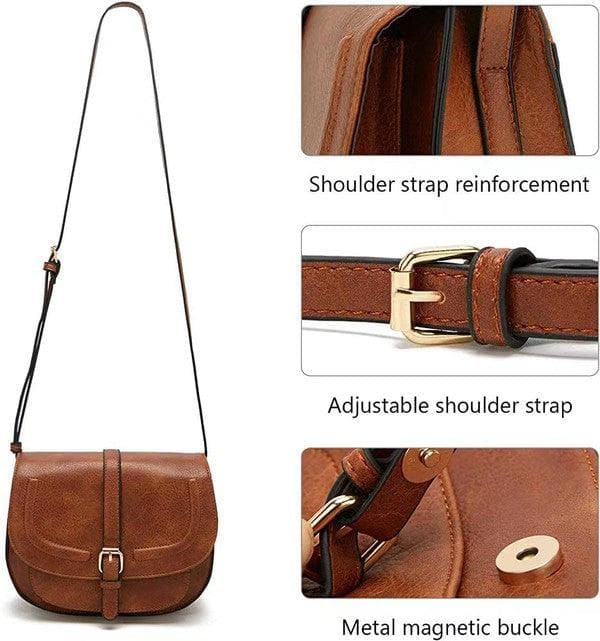 Blair Foldover Buckle Crossbody - SwagglyLife Home & Fashion