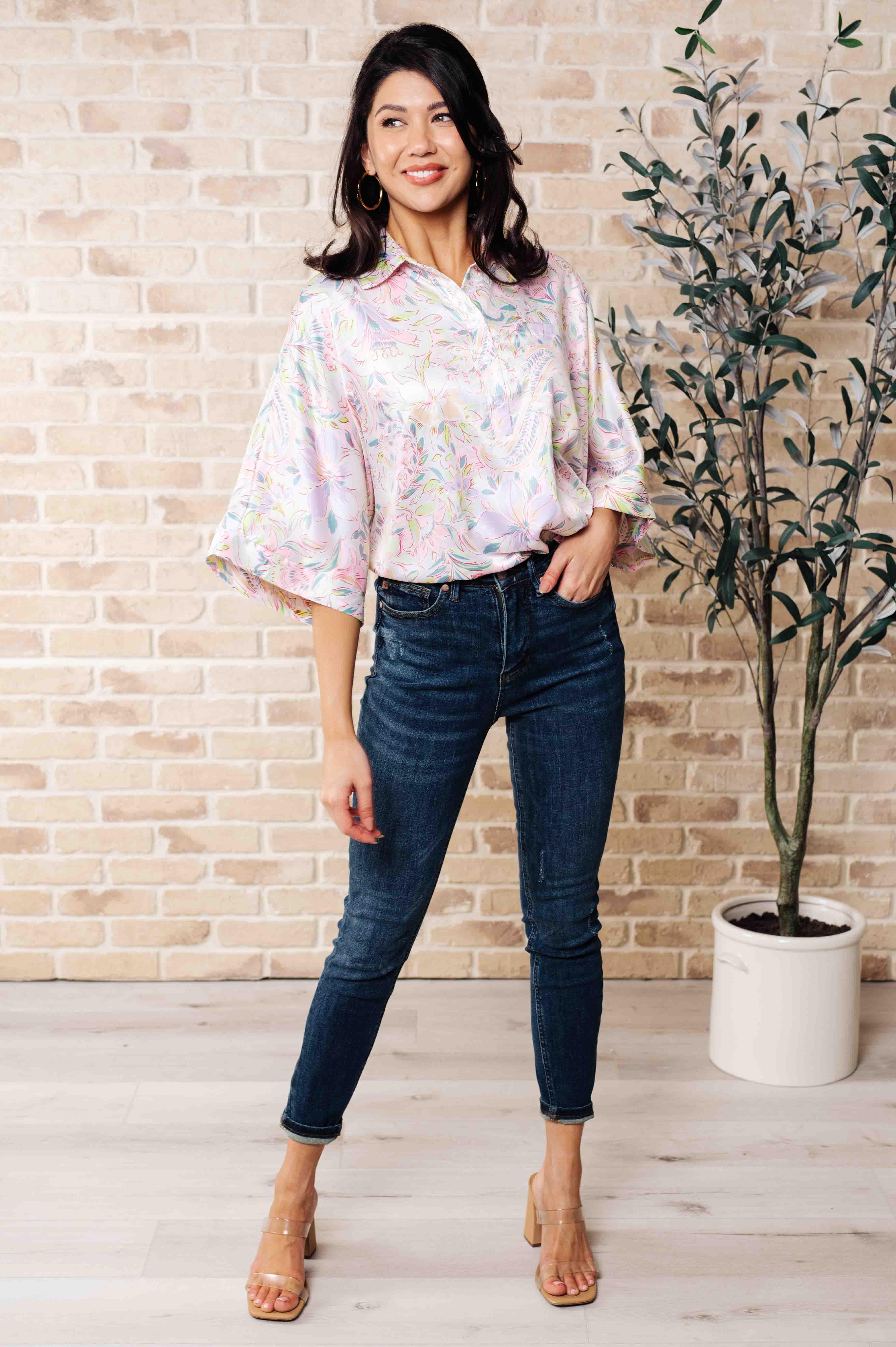 Blissful Botanicals Blouse - SwagglyLife Home & Fashion