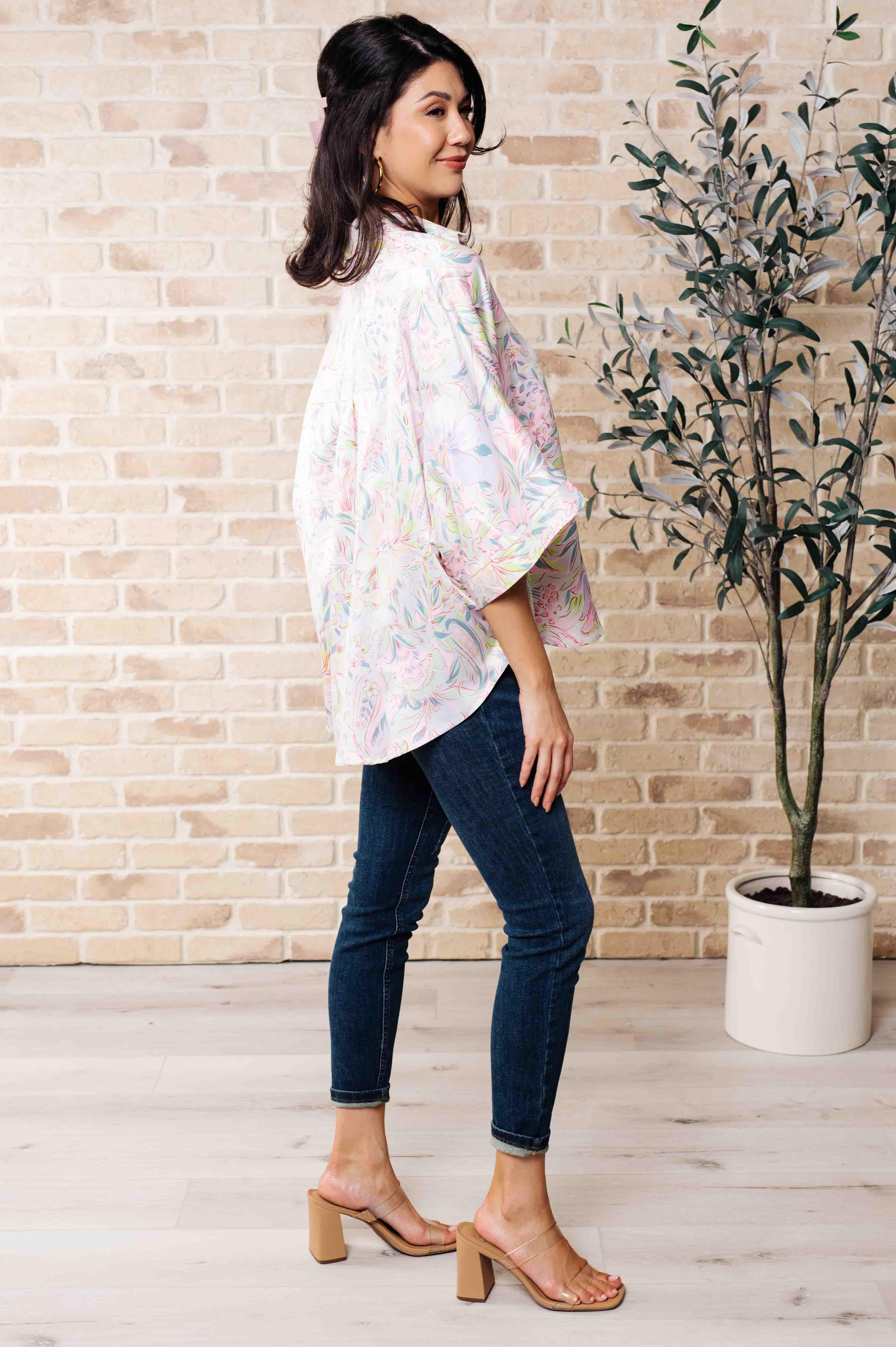 Blissful Botanicals Blouse - SwagglyLife Home & Fashion