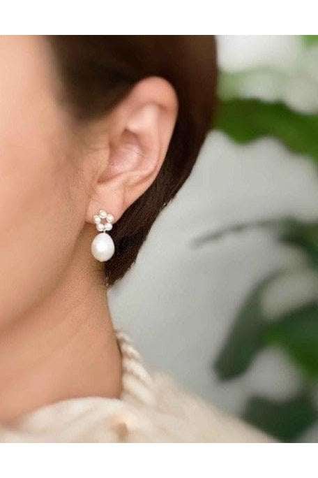 Blooming Freshwater Pearl Drop Earrings - SwagglyLife Home & Fashion