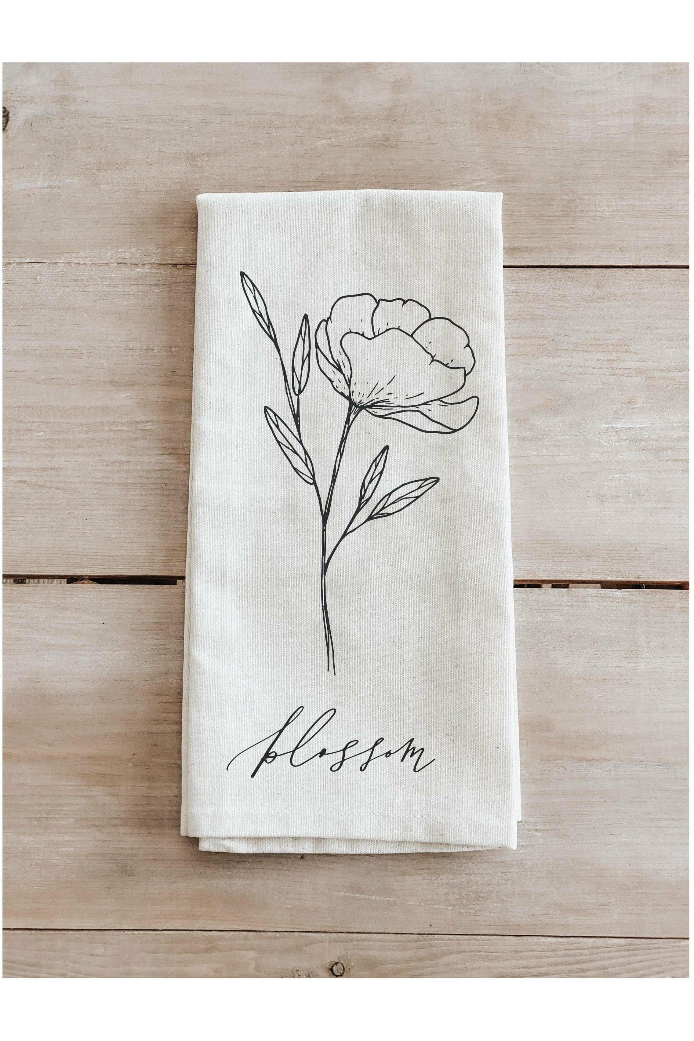 Blossom Wildflower Tea Towel