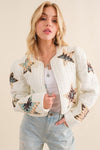 BLUE B Quilted Multi Star Padded Western Jacket - SwagglyLife Home & Fashion