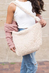 Boucle Sherpa Messenger Bag - SwagglyLife Home & Fashion