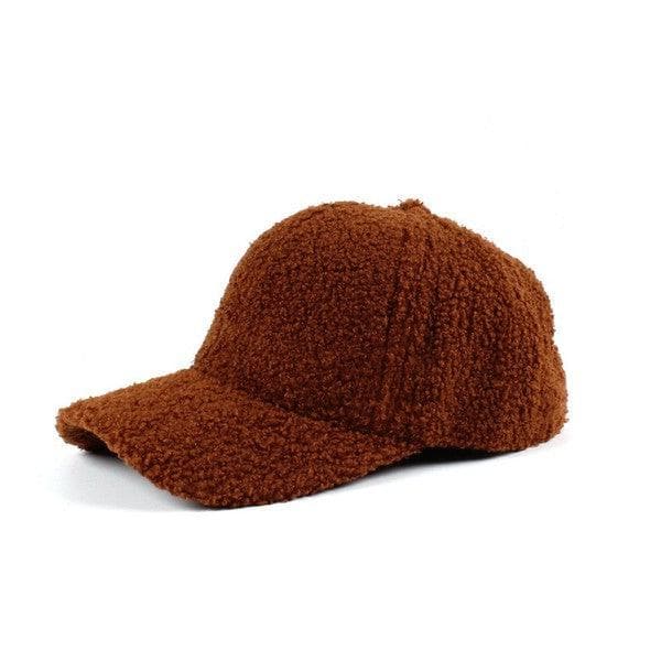 Boucle Sherpa Teddy Bear Knit Ball Cap - SwagglyLife Home & Fashion