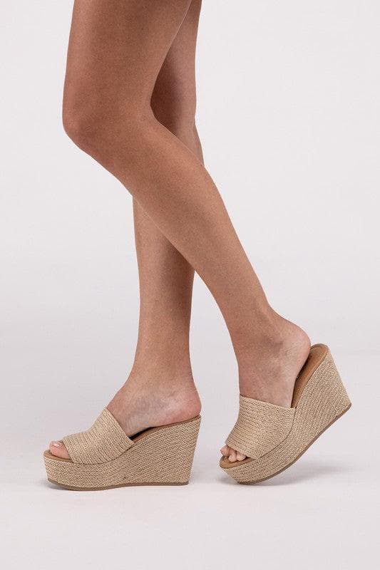 BOUNTY Jute Platform Wedges - SwagglyLife Home & Fashion