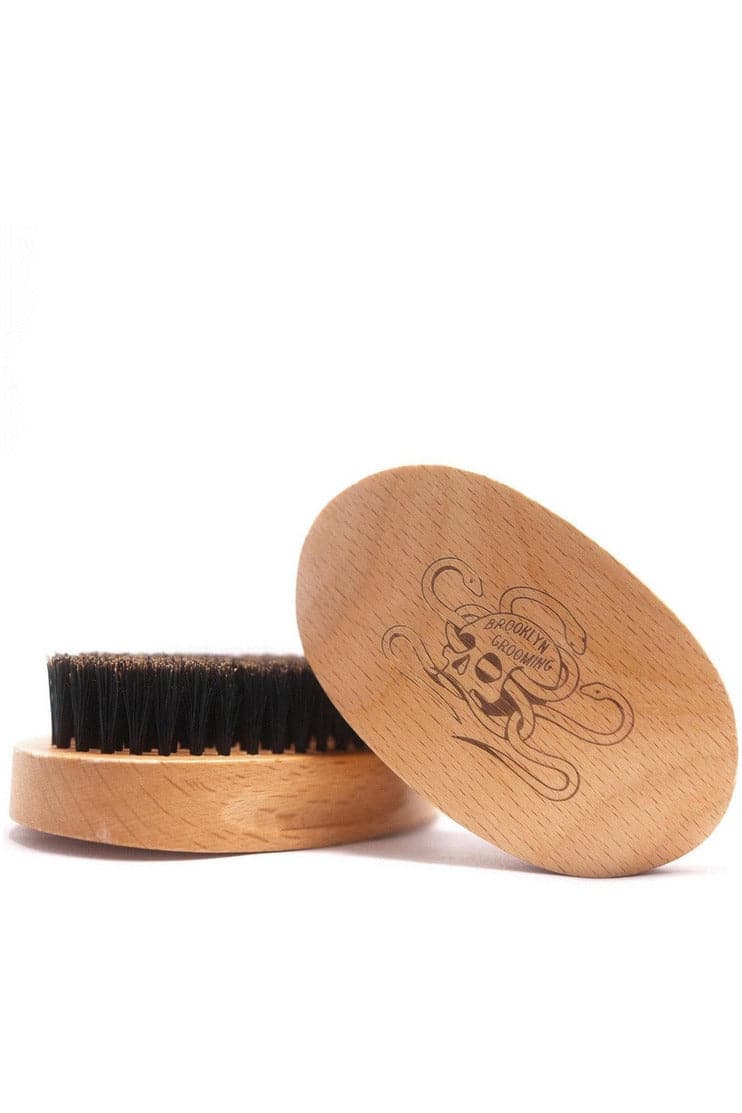 Brooklyn Grooming Beechwood and Boar Bristle Beard Brush - SwagglyLife Home & Fashion