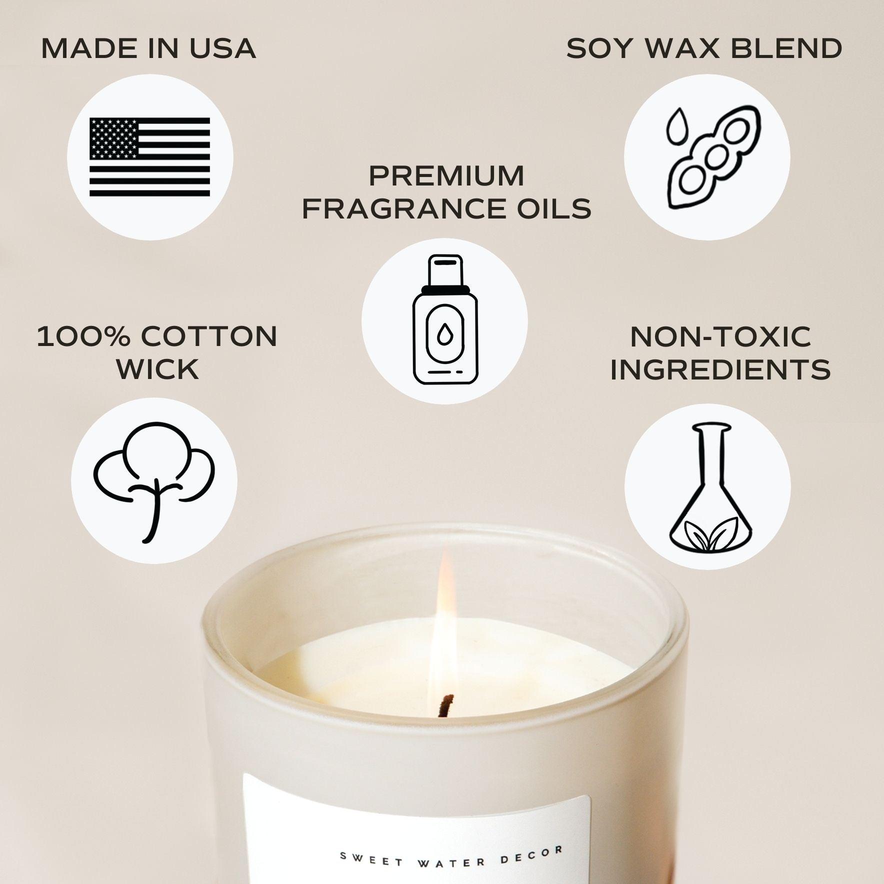 By The Fireside Soy Candle - Tan Matte Jar - 15 oz - SwagglyLife Home & Fashion