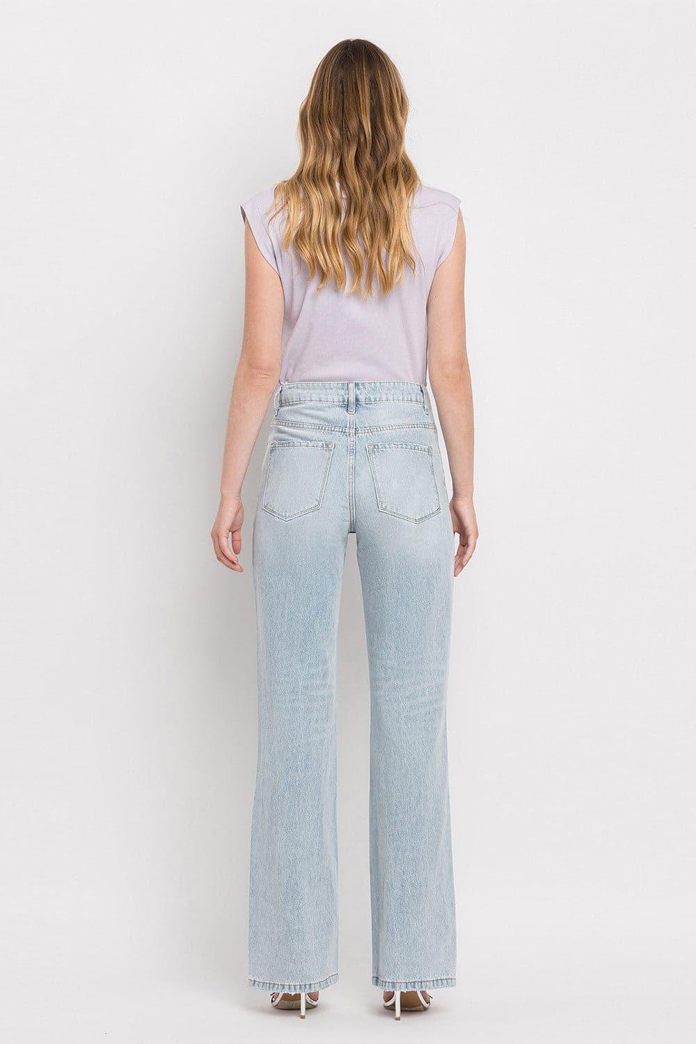 Vervet by Flying Monkey 90'S Vintage Super High Rise Flare Jeans - SwagglyLife Home & Fashion